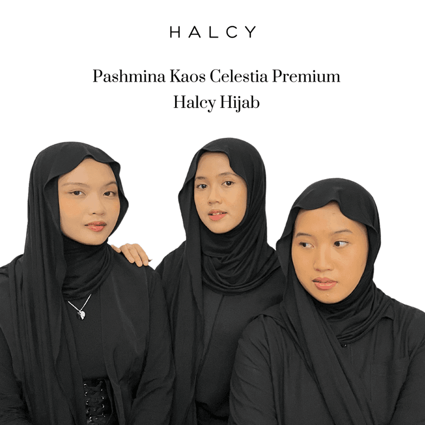 Pashmina Kaos Celestia Premium