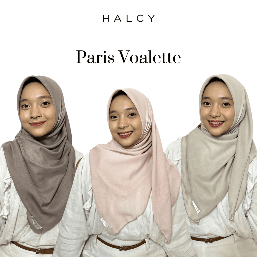 Paris Voalette Hijab Persegi Premium